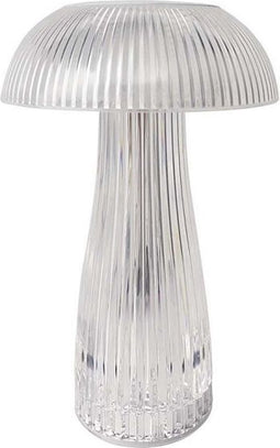 V-TAC VT-1040-T Transparante Oplaadbare tafellamp - IP20 - 1W - 50 Lumen - 3IN1