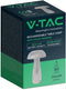 V-TAC VT-1040-T Transparante Oplaadbare tafellamp - IP20 - 1W - 50 Lumen - 3IN1