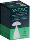 V-TAC VT-1041-W Witte Oplaadbare tafellamp - IP20 - 1W - 55 Lumen - 3IN1