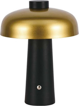 V-TAC VT-1050 Oplaadbare tafellamp - Gelakt - Goud+Zwart - IP20 - 3W - 200 Lumen - 3IN1