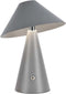 V-TAC VT-1051-G Grijze Oplaadbare Tafellampen - IP20 - 3W - 200 Lumen - 3IN1 - Modelnr: - VT-1051-G