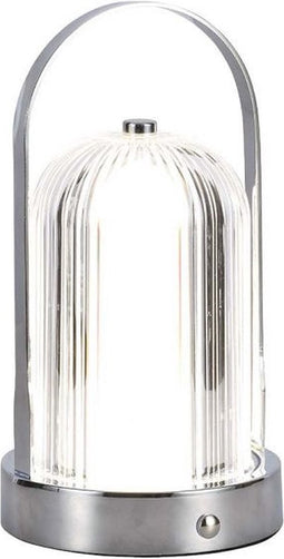 V-TAC VT-1057-C Oplaadbare tafellampen - Chroom - IP20 - 1W - 55 Lumen - 3IN1 - Modelnr: - VT-1057-C