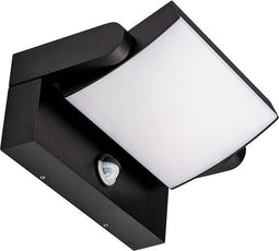 V-tac VT-11020S LED straler met sensor - 17W - 2540Lm - 3000K - Zwart - IP65