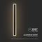 V-TAC VT-11117-B LED Modern Wall Lights - IP65 - Black Body - 17 Watts - 2330 Lumens - 4000K