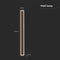 V-TAC VT-11117-C LED Modern Wall Lights - IP65 - Corten Body - 17 Watts - 2330 Lumens - 4000K