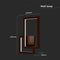 V-TAC VT-11120-C LED Wall Lights - Modern - Wall Lights - IP20 - Corten Body - 20 Watts - 2400 Lumens - 3000K