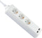 V-TAC VT-1124-5 3 Wegs stekkerdozen - USB - IP20 - Wit - 5 m draad