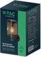 V-TAC VT-1136 Solarlampen - Wandlamp op zonne-energie - IP54 - 150 Lumen - 3000K