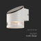 V-TAC VT-1140 wandlamp op zonne-energie - Sensor - IP44 - Witte Lumen - 3000K