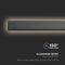 V-TAC VT-1176-A LED Wall Lights - Modern - Wall Lights - IP65 - Anthracite Body - 16 Watts - 2250 Lumens - 4000K