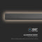V-TAC VT-1176-B LED Wall Lights - Modern - Wall Lights - IP65 - Black Body - 16 Watts - 2035 Lumens - 3000K