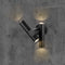 V-TAC VT-1186-B Outdoor Lighting - Adjustable Wall Lamps - IP44 - Black Body - 6 Watts - 620 Lumens - 3000K