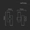 V-TAC VT-1186-B Outdoor Lighting - Adjustable Wall Lamps - IP44 - Black Body - 6 Watts - 620 Lumens - 3000K