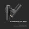 V-TAC VT-1186-B Outdoor Lighting - Adjustable Wall Lamps - IP44 - Black Body - 6 Watts - 620 Lumens - 3000K