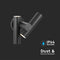 V-TAC VT-1186-B Outdoor Lighting - Adjustable Wall Lamps - IP44 - Black Body - 6 Watts - 620 Lumens - 3000K