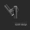 V-TAC VT-1186-B Outdoor Lighting - Adjustable Wall Lamps - IP44 - Black Body - 6 Watts - 620 Lumens - 4000K