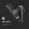 V-TAC VT-1186-B Outdoor Lighting - Adjustable Wall Lamps - IP44 - Black Body - 6 Watts - 620 Lumens - 4000K