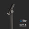 V-TAC VT-1187-B Outdoor Lighting - Bollard Lamps - IP44 - Black Body - 4 Watts - 390 Lumens - 4000K