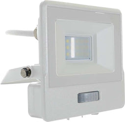 V-TAC VT-118S-1-W LED Schijnwerpers met PIR Sensor - Samsung - IP65 - Wit - 10W - 735 Lumen - 3000K - 5 Jaar - Modelnr: - VT-118S-1-W