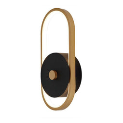 V-TAC VT-1191 LED Wall Lights - Modern - Wall Lights - IP54 - Black+Antique Brass Body - 15 Watts - 1650 Lumens -