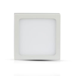 V-TAC VT-1205 SQ LED Mini Panels - Slim Surface Square - IP20 - White - 12 Watts - 900 Lumens - 6400K