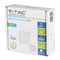 V-TAC VT-1205 SQ LED Mini Panels - Slim Surface Square - IP20 - White - 12 Watts - 900 Lumens - 6400K