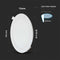 V-TAC VT-1207RD-N Round LED Mini Panels - Premium Series - IP20 - White - 12W - 1160 Lumens - 6400K