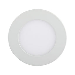 V-TAC VT-1207RD Round LED Mini Panels - Premium Series - IP20 - White - 12W - 1000 Lumens - 3000K