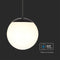 V-TAC VT-1226 Outdoor Lighting - Ceiling Lamps - E27 - IP44 - Matt Black