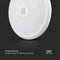 V-TAC VT-13CCT LED-plafonniere - PIR-plafonniere - Samsung - IP20 - Wit - 12 Watt - 900 Lumen - 3IN1 - 5 Jaar