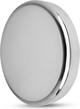 V-TAC VT-14CH LED Plafondlampen - Lampkop - Samsung - 315mm - IP65 - Chroom - 14 Watt - 1400 Lumen - 3IN1 - 5 Jaar