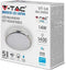 V-TAC VT-14CH LED Plafondlampen - Lampkop - Samsung - 315mm - IP65 - Chroom - 14 Watt - 1400 Lumen - 3IN1 - 5 Jaar