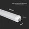 V-TAC VT-1574-N LED Batten Waterdichte Fitting - 48W - Wit - 6500K - SMD - Buis - 1500x65x58mm - IP65 - Bundel - van - 6