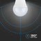 V-TAC VT-1812 E27 LED Wit Lampen - Golf - Samsung - IP20 - 3.7W - 320 Lumen - 4000K - 5 Jaar