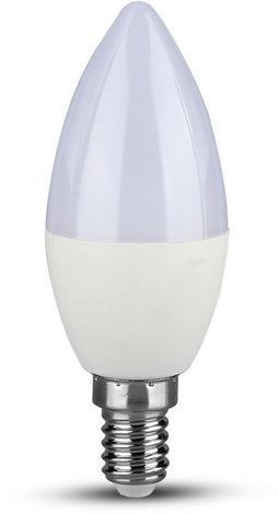 V-TAC VT-1818 E14 LED Lampen - Kaars - IP20 - Wit - 4W - 320 Lumen - 6400K