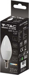 V-TAC VT-1818-N E14 LED Lampvoet - 3.7W - Wit - 6500K - SMD - Kaars - 37x100mm - IP20 - Bundel - van - 10