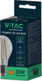 V-TAC VT-1885-N LED Lampen - GLS E27 - IP20 - Helder - 4 Watt - 400 Lumen - 6500K - 2 Jaar