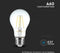 V-TAC VT-1887-N LED Lampen - A60 E27 - IP20 - Helder - 6 Watt - 600 Lumen - 4000K - 2 Jaar