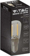 V-TAC VT-1952-N LED Lampen - ST26 E14 - IP20 - Helder - 2 Watt - 200 Lumen - 3000K - 2 Jaar