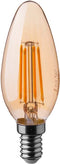 V-TAC VT-1955-N 10 Set E14 LED Lampen - Amber - Kaars - IP20 - 4W - 350 Lumen - 2200K