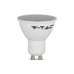 V-TAC VT-1975 GU10 Milky LED Spotlights - 110° - IP20 - White - 5W - 400 Lumens - 6400K