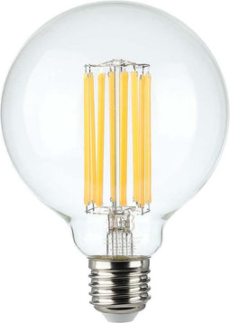 V-TAC VT-1993-N LED Lampen - G95 Bol E27 - IP20 - Helder - 6 Watt - 600 Lumen - 3000K - 2 Jaar