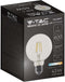 V-TAC VT-1993-N LED Lampen - G95 Bol E27 - IP20 - Helder - 6 Watt - 600 Lumen - 3000K - 2 Jaar