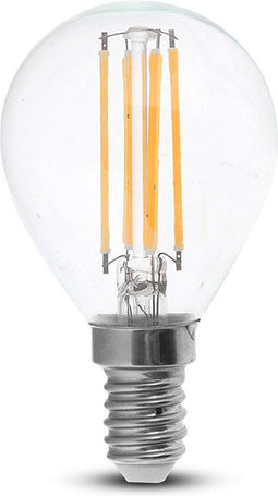 V-TAC VT-1996 LED Lampen - Golf E14 - IP20 - Helder - 4 Watt - 400 Lumen - 4000K - 2 Jaar