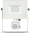 V-TAC VT-20-S-W Draaibare LED Schijnwerpers met PIR Sensor - Samsung - IP65 - Wit - 20W - 1600 Lumen - 4000K - 5 Jaar