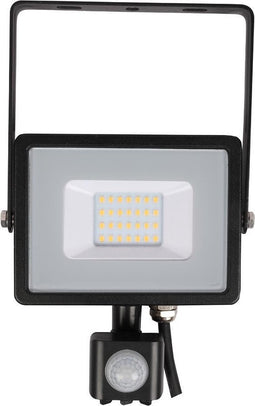 V-tac VT-20-S-Z LED schijnwerper met sensor - 20 W - 1600 Lm - 4000K - zwart