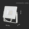 V-TAC VT-20-W White LED Floodlights - Samsung - IP65 - 20W - 1600 Lumens - 4000K - 5 Years