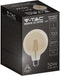 V-TAC VT-2018D-N LED Lampen - G125 Bol E27 - IP20 - Amber - 8 Watt - 700 Lumen - 2200K - 2 Jaar