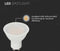 V-TAC VT-205-N GU10 LED Spots - Melkachtig - 110° - Samsung - IP20 - Wit - 4.5W - 400 Lumen - 4000K - 5 Jaar