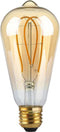 V-TAC VT-2066-N LED Lampen - ST64 E27 - IP20 - Amber - 5 Watt - 300 Lumen - 1800K - 2 Jaar